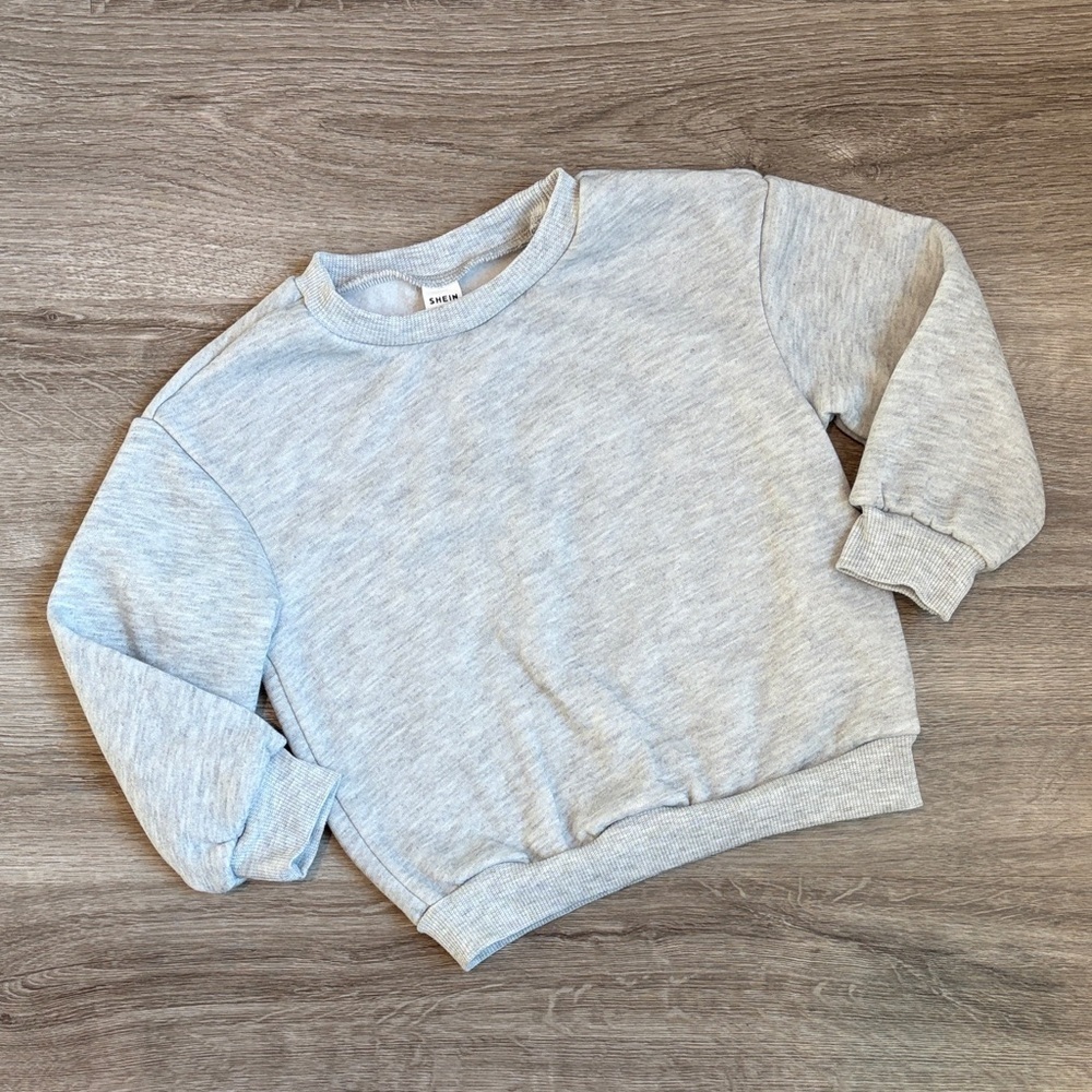 SHEIN kids gray pullover